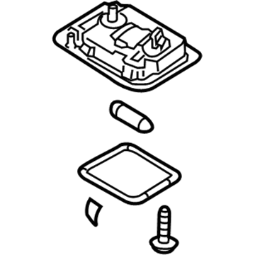 Hyundai 92620-1U000-OM Lamp Assembly-Luggage Compartment