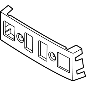 Hyundai 86519-L0300 MOULDING-FRT BPR License Plate