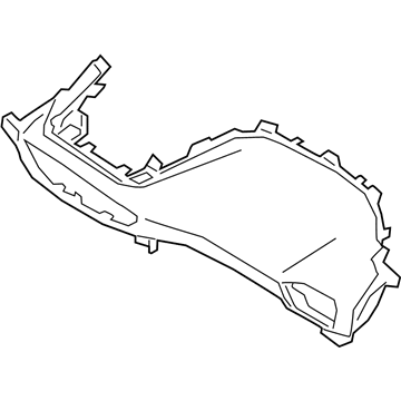 Hyundai 84734-S2000-NNB Panel Assembly-Lower Crash Pad,RH