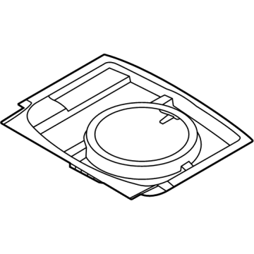 Hyundai 85705-D2600-NNB Cover-Luggage RR