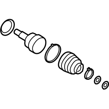 Hyundai Santa Fe Hybrid Axle Shaft - 49560-P4850