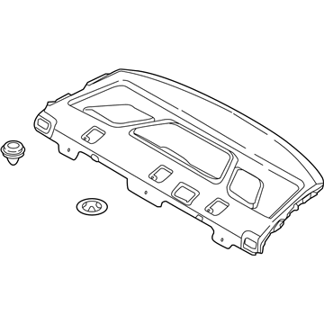 Hyundai 85610-B1000-SG2 Trim Assembly-Package Tray