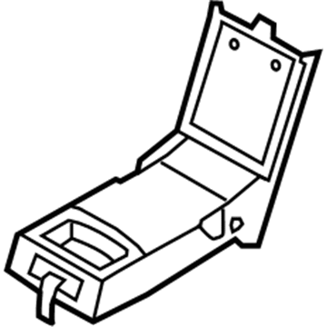 Hyundai 89900-E6EK0-STP Rear Seat Back Armrest Assembly