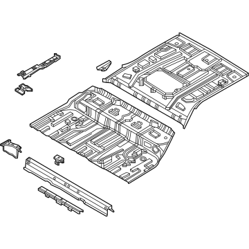 Hyundai 65510-GI500 PANEL ASSY-REAR FLOOR