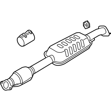 Hyundai Sonata Hybrid Muffler - 28600-E6320