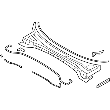 Hyundai 86150-D3000 Cover Assembly-Cowl Top