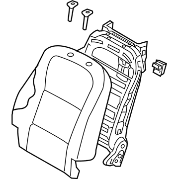 Hyundai 88300-3N570-NVN Back Assembly-Front Seat Driver