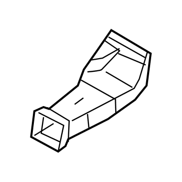 Hyundai 97010-G9000 Duct Assembly-Rear Air Ventilator,No.1