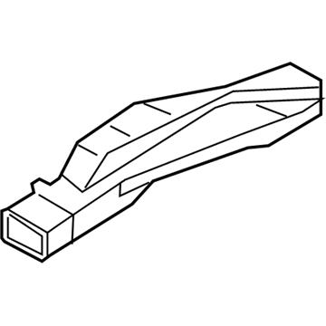 Hyundai 97020-G9000 Duct Assembly-Rear Air Ventilator,No.2