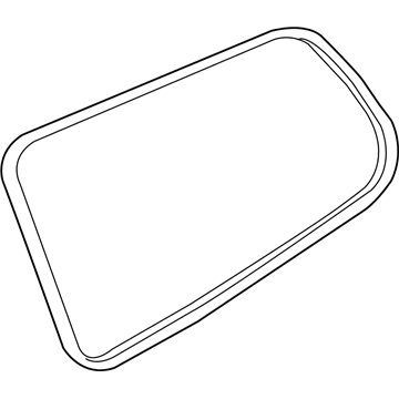 Hyundai 87838-4D001 Weatherstrip-Quarter Window Opening