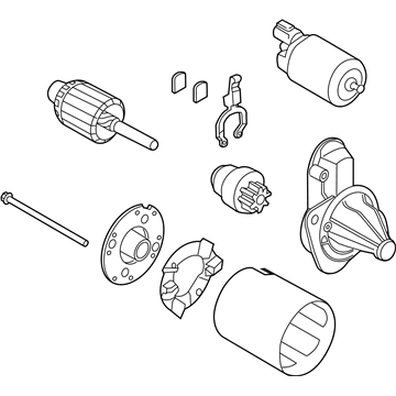 2022 Hyundai Accent Starter Motor - 36100-2B804