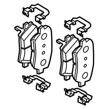 2023 Hyundai Genesis G70 Brake Pad Set - 58302-J5A00