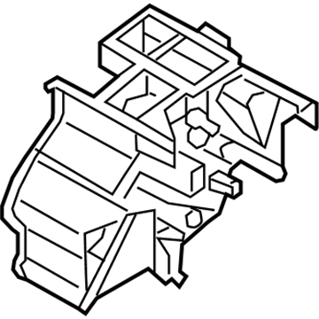 Hyundai 97135-2M000 Case-Heater & Evaporator,RH
