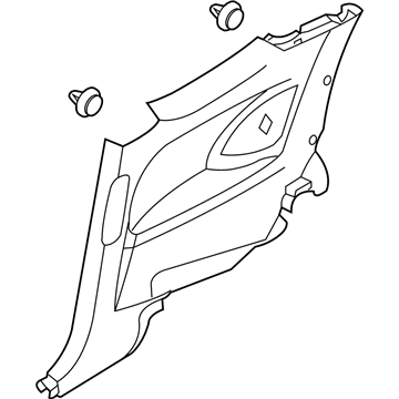 Hyundai 85520-2M500-4X Trim Assembly-Quarter Inner RH