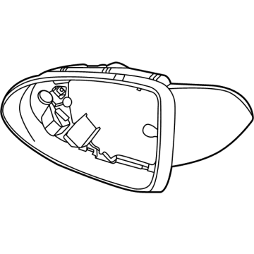 Hyundai 87615-L0010 Housing Cover-O/S RR View MRR