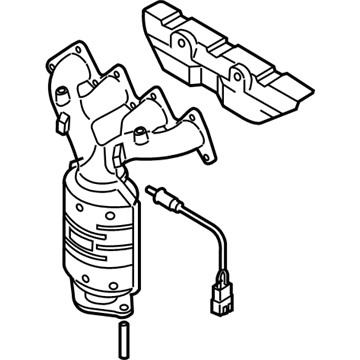 2007 Hyundai Tucson Exhaust Manifold - 28510-23AA0