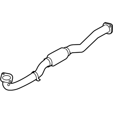 Hyundai 28610-1F081 Front Exhaust Pipe