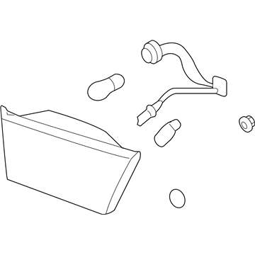 Hyundai 92404-0A000 Lamp Assembly-Rear Combination Inside,RH