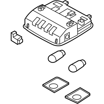 Hyundai 92810-F2250-XUG Overhead Console Lamp Assembly