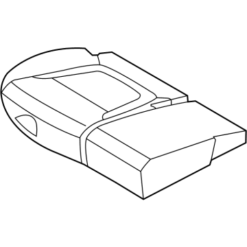 Hyundai 89250-CW010 Pad Assembly-Rear Seat Cushion,RH