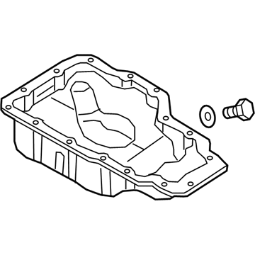 2020 Hyundai Elantra Oil Pan - 21510-2E040