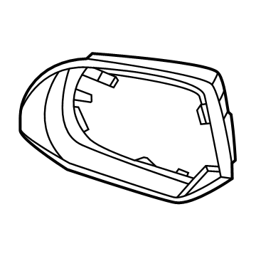 Hyundai 87615-GI000 HOUSING COVER-O/S RR VIEW MRR