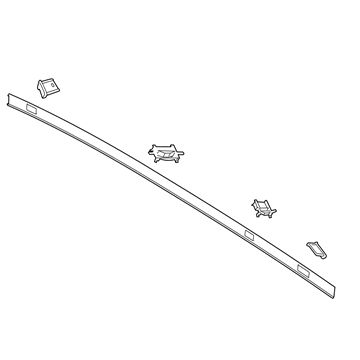 Hyundai 87230-K2010 Moulding Assembly-Roof,LH