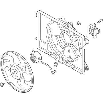 Hyundai Kona Electric Fan Motor - 25380-G7000