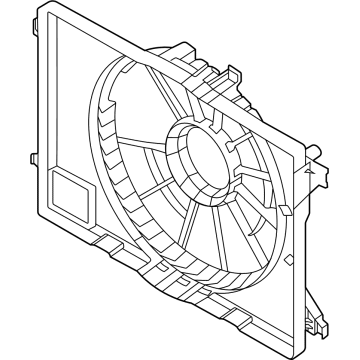 2017 Hyundai Ioniq Fan Shroud - 25350-G7000