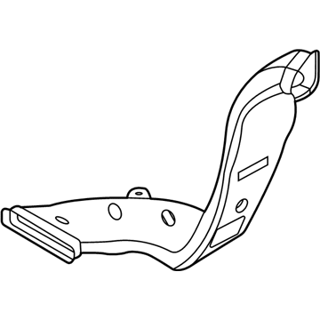 Hyundai 97360-K2000 Duct-Rear Heating,LH