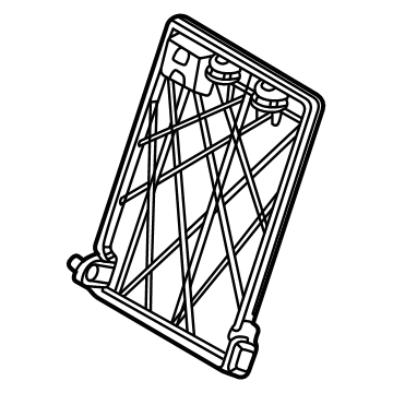 Hyundai 89310-L0030 Frame Assembly-RR Seat Back LH