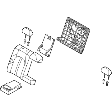 Hyundai 89400-L0040-VSU Back Assembly-2ND Seat,RH