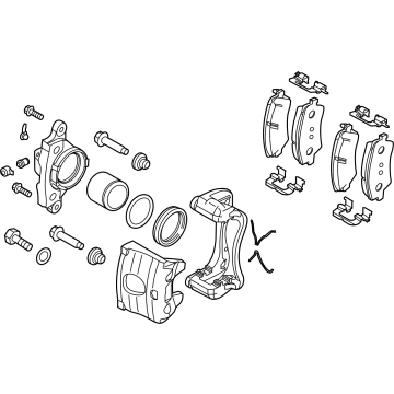 2022 Hyundai Elantra Brake Caliper - 58110-AA000