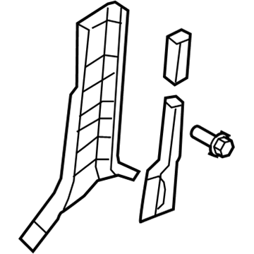 Hyundai 85845-0W000-J9 Trim Assembly-Center Pillar Lower RH