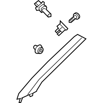 Hyundai 85820-S8100-YJY Trim Assembly-FR Pillar RH