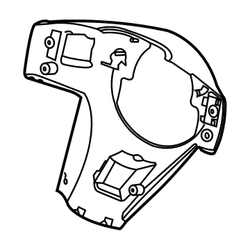 Hyundai 56120-S1100-NN7 Steering Wheel Lower Cover Assembly