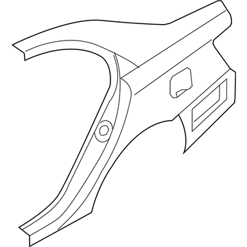 Hyundai 71504-3KB00 Panel Assembly-Quarter Outer,RH