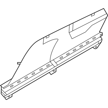 Hyundai 83915-L1000 Curtain-Rear Dr,LH