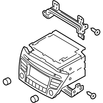 Hyundai 96160-2S150-TAN Audio Assembly