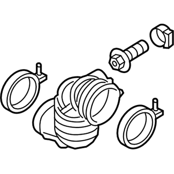 Hyundai 28140-3X320 Hose Assembly-Air Intake