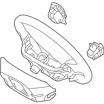 Hyundai 56110-4D720-VA Steering Wheel Body Assembly