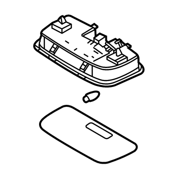 Hyundai 92850-L1000-YTH Room Lamp Assembly