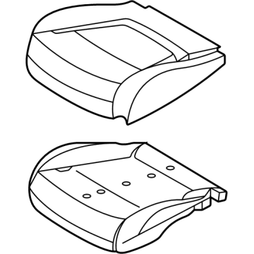 Hyundai 88100-CW010-WDE CUSHION ASSY-FR SEAT,LH