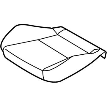 Hyundai 88160-2M000-MAB Front Driver Side Seat Cushion Covering