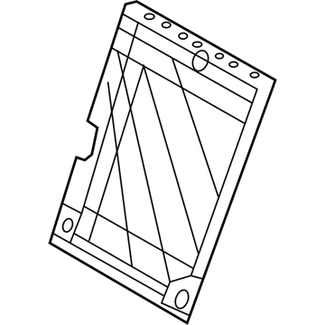 Hyundai 89310-3Y200 Frame Assembly-Rear Seat Back LH