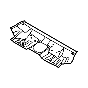 Hyundai 65511-BY000 Panel Assembly-Rear Floor,FRT