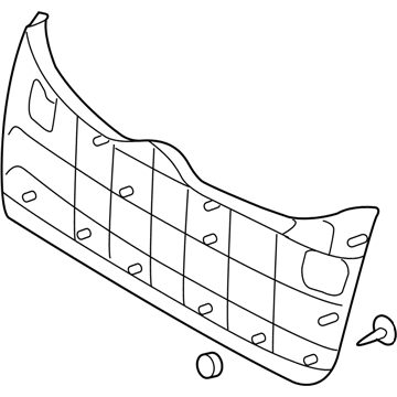 Hyundai 81750-2B010-J4 Panel Assembly-Tail Gate Trim