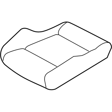 Hyundai 88160-2C200-GAA Front Passenge Side Seat Cushion Covering