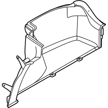 Hyundai 85740-L0000-NNB Trim Assembly-Luggage Side RH