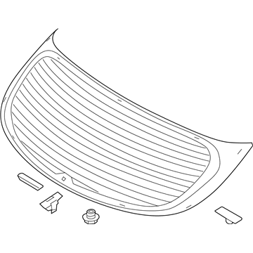 Hyundai 87110-G3200 Glass-Tail Gate